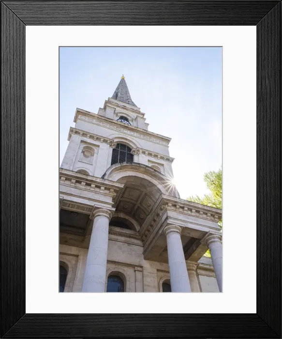 Framed Print : Christ Church, Spitalfields, London, England, UK