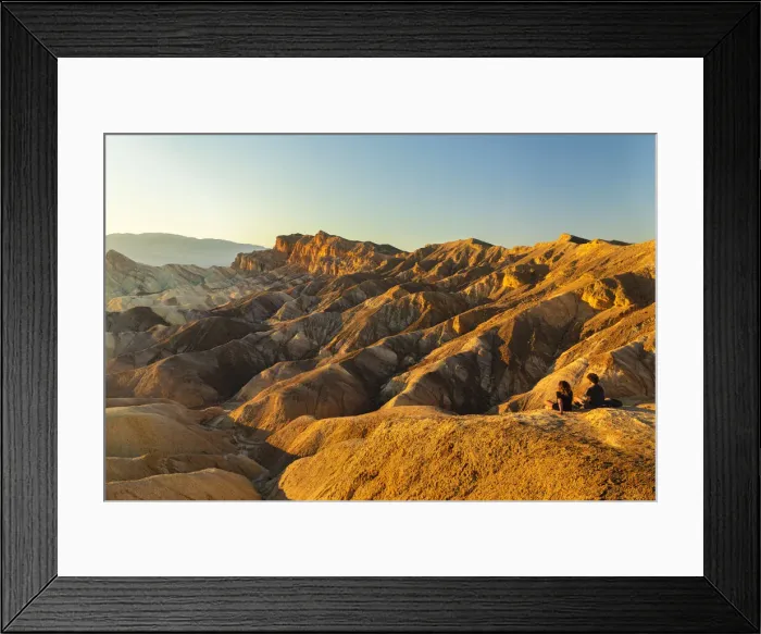 Framed Print : Zabriskie Point at sunset, Death Valley National Park, California, USA Framed Print : Zabriskie Point at sunset, Death Valley National Park, California, USA