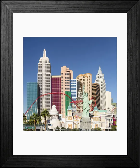 Framed Print : New York Hotel and Casino, Las Vegas Strip, Las Vegas, Nevada, USA