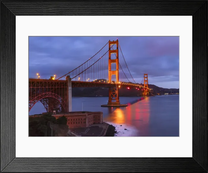 Framed Print : Golden Gate Bridge, San Francisco Bay, California, USA Framed Print : Golden Gate Bridge, San Francisco Bay, California, USA