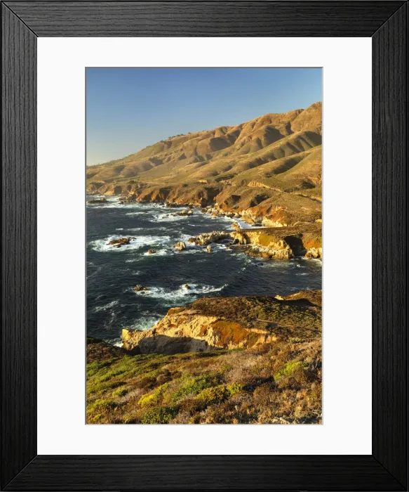 Framed Print : Rocky Point, Coastal Landscape, Big Sur, California, USA Framed Print : Rocky Point, Coastal Landscape, Big Sur, California, USA