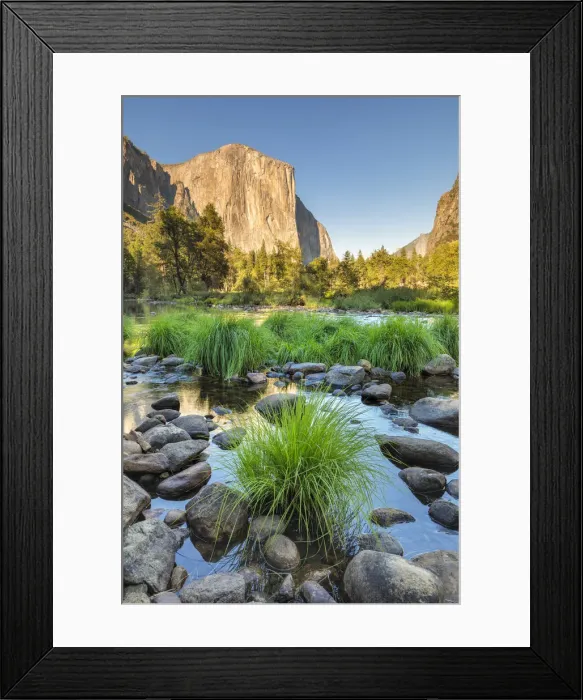 Framed Print : Merced River with El Capitan at sunset, Yosemite National Park, California, USA Framed Print : Merced River with El Capitan at sunset, Yosemite National Park, California, USA