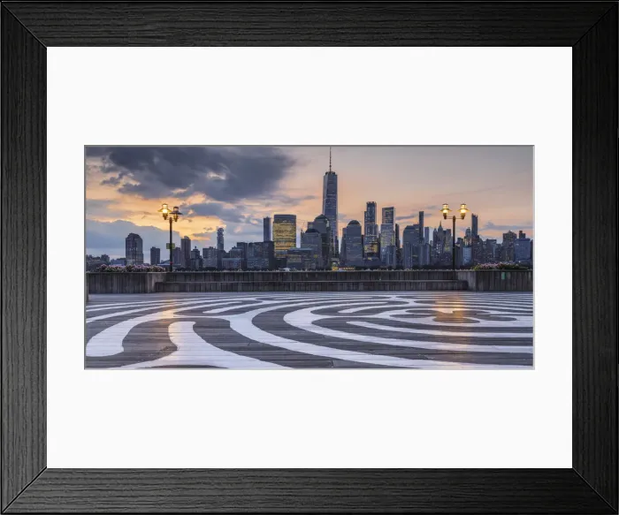 Framed Print : Lower Manhattan eith One World Trade Center from New Jersey, New York City Framed Print : Lower Manhattan eith One World Trade Center from New Jersey, New York City