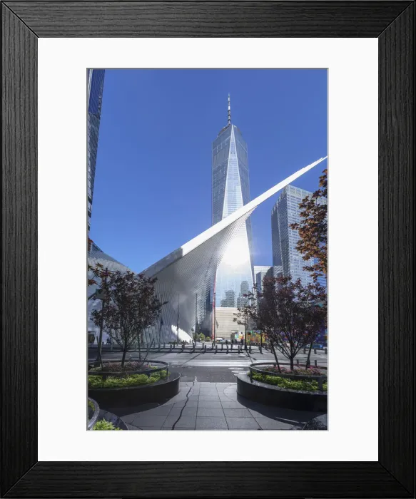 Framed Print : The Westfield World Trade Center, Architect Santiago Calatrava, Freedom Tower Framed Print : The Westfield World Trade Center, Architect Santiago Calatrava, Freedom Tower