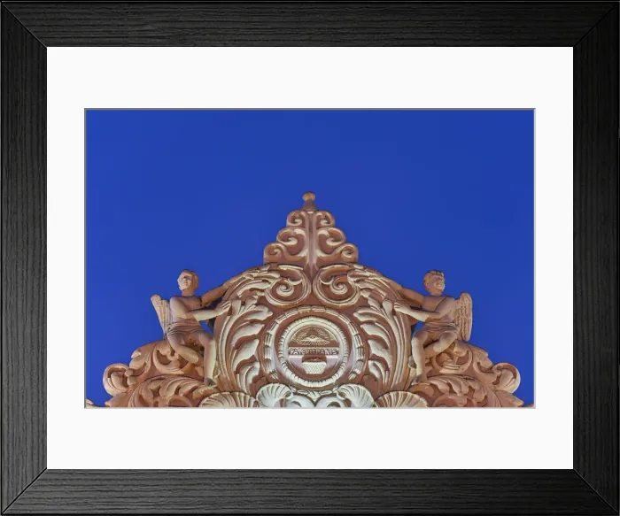 Framed Print : Detail of a sculpture in the upper part of the Salta Cathedral illuminated at night, Salta Historical Cask, Argentina Framed Print : Detail of a sculpture in the upper part of the Salta Cathedral illuminated at night, Salta Historical Cask, Argentina