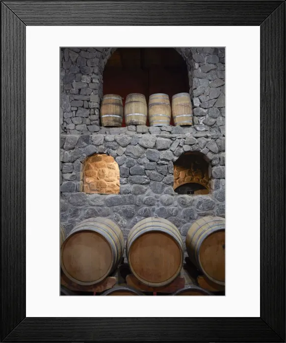 Framed Print : Oak Barrels inside the Bodega Finca Quara'winery, Cafayate Framed Print : Oak Barrels inside the Bodega Finca Quara'winery, Cafayate