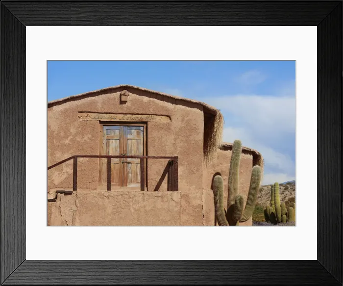 Framed Print : A detail of the Bodega Coloma©winery estancia, near Molinos, Calchaquai Valleys Framed Print : A detail of the Bodega Coloma©winery estancia, near Molinos, Calchaquai Valleys