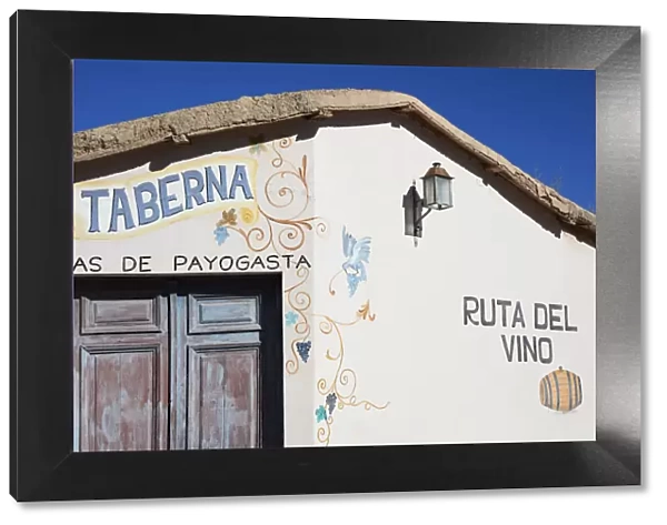 The tavern of the Payogasta winery on the High Altitude Wine Route, Calchaqui Valleys, Salta province, Argentina
