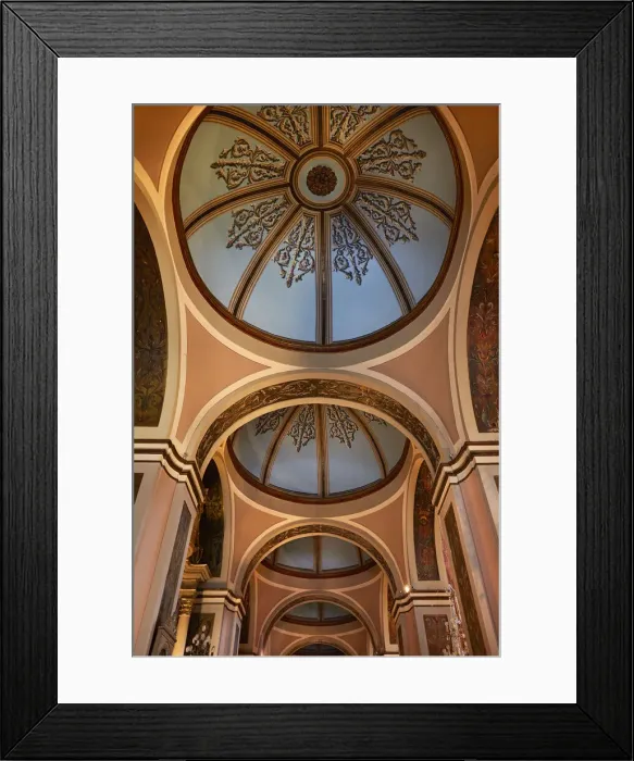 Framed Print : Ceiling frescoes inside the Salta Cathedral (Spanish: Catedral Basilica de Salta) in Baroque style, Salta, Argentina. A Roman Catholic cathedral, declared National Monument in 1941 Framed Print : Ceiling frescoes inside the Salta Cathedral (Spanish: Catedral Basilica de Salta) in Baroque style, Salta, Argentina. A Roman Catholic cathedral, declared National Monument in 1941