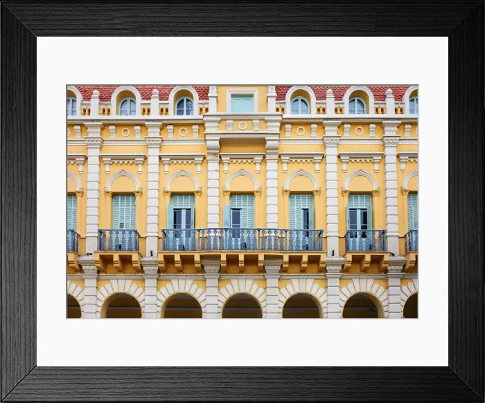 Framed Print : The main facade of the Contemporary Art Museum (MAC) in Italian Neoclassical architecture Framed Print : The main facade of the Contemporary Art Museum (MAC) in Italian Neoclassical architecture