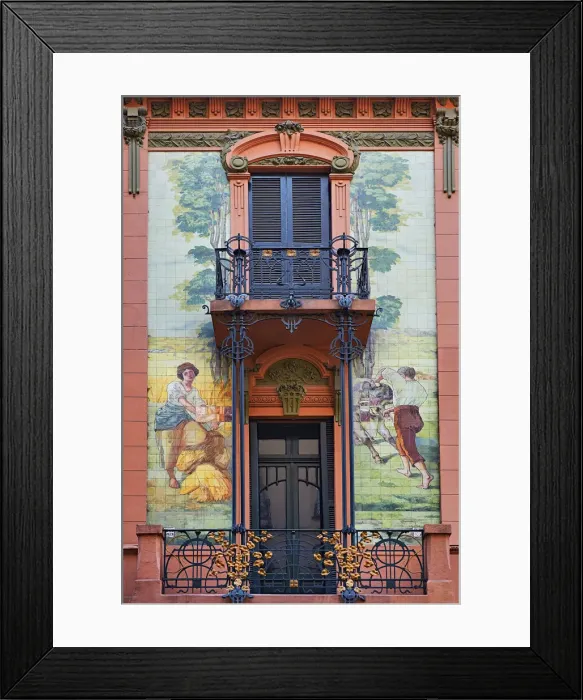 Framed Print : The main facade of the Casa de los Azulejos'(Tiles House) Framed Print : The main facade of the Casa de los Azulejos'(Tiles House)