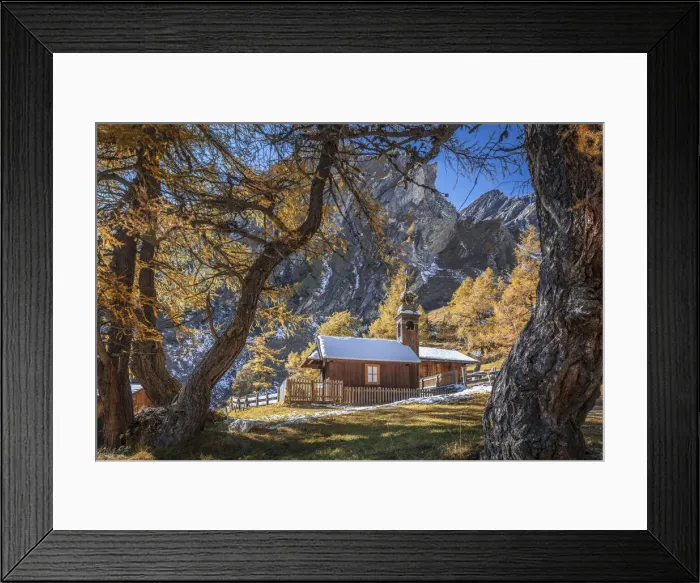 Framed Print : Herz Jesu chapel on the Jorgnalm in Kodnitz valley, Kals am Grossglockner, East Tyrol, Tyrol, Austria Framed Print : Herz Jesu chapel on the Jorgnalm in Kodnitz valley, Kals am Grossglockner, East Tyrol, Tyrol, Austria
