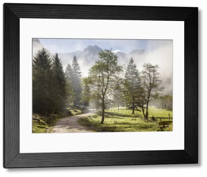 Framed Print : Morning mood in Obertal near Schladming, Styria, Austria Framed Print : Morning mood in Obertal near Schladming, Styria, Austria