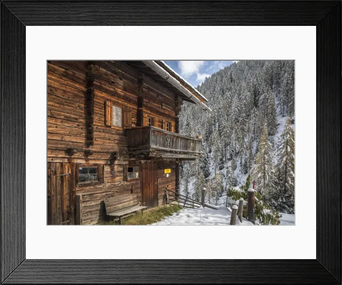 Framed Print : Alfenalm (1, 720 m) in the Alfen valley above Kalkstein, Innervillgraten, Villgratental Framed Print : Alfenalm (1, 720 m) in the Alfen valley above Kalkstein, Innervillgraten, Villgratental