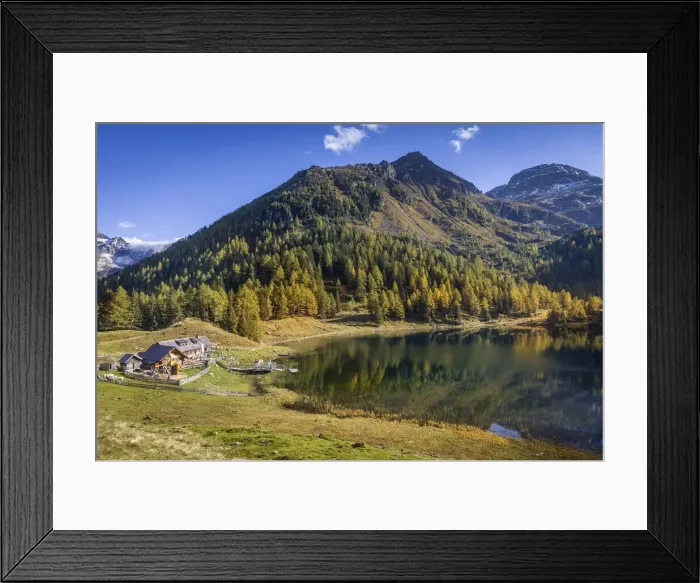 Framed Print : Fahrlechhutte on Duisitzkarsee in the Schladming Mountains near Rohrmoos, Styria, Austria Framed Print : Fahrlechhutte on Duisitzkarsee in the Schladming Mountains near Rohrmoos, Styria, Austria