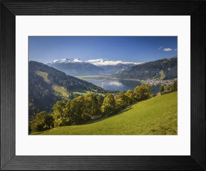 Framed Print : View of the Zeller See, Salzburger Land, Austria Framed Print : View of the Zeller See, Salzburger Land, Austria