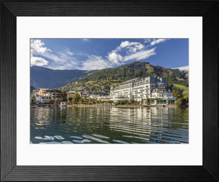 Framed Print : Grand Hotel Zell am See, Salzburg State, Austria Framed Print : Grand Hotel Zell am See, Salzburg State, Austria