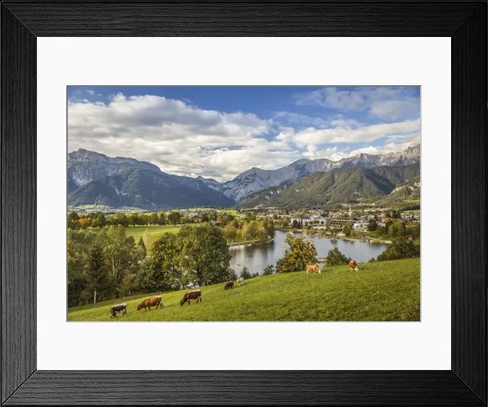 Framed Print : Ritzensee near Saalfelden am Steinernen Meer, Salzburger Land, Austria Framed Print : Ritzensee near Saalfelden am Steinernen Meer, Salzburger Land, Austria