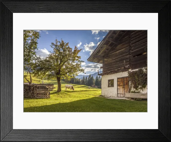 Framed Print : Farm near Leogang, Salzburger Land, Austria Framed Print : Farm near Leogang, Salzburger Land, Austria
