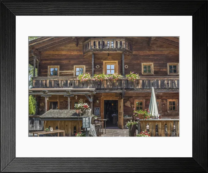 Framed Print : Old mountain farm in Innervillgraten, Villgratental, East Tyrol, Tyrol, Austriawooden Framed Print : Old mountain farm in Innervillgraten, Villgratental, East Tyrol, Tyrol, Austriawooden