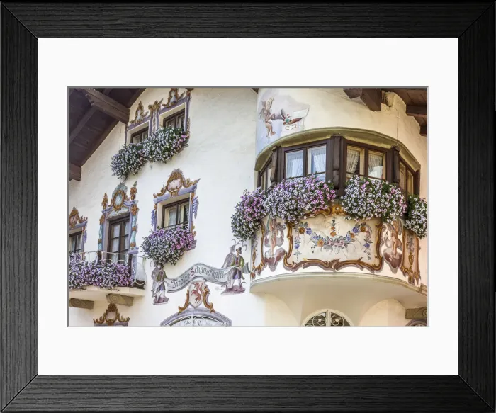 Framed Print : Historic farm in Seefeld in Tirol, Tyrol, Austria Framed Print : Historic farm in Seefeld in Tirol, Tyrol, Austria