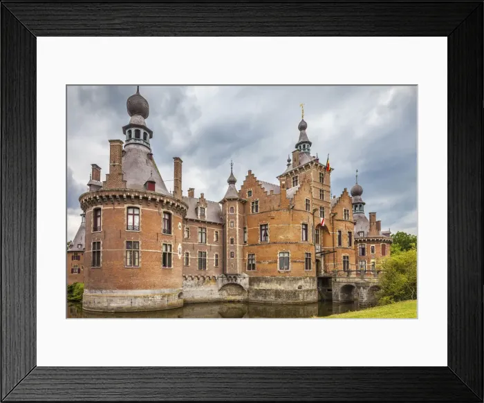 Framed Print : Ooidonk Castle near Deinze, East Flanders, Belgium Framed Print : Ooidonk Castle near Deinze, East Flanders, Belgium
