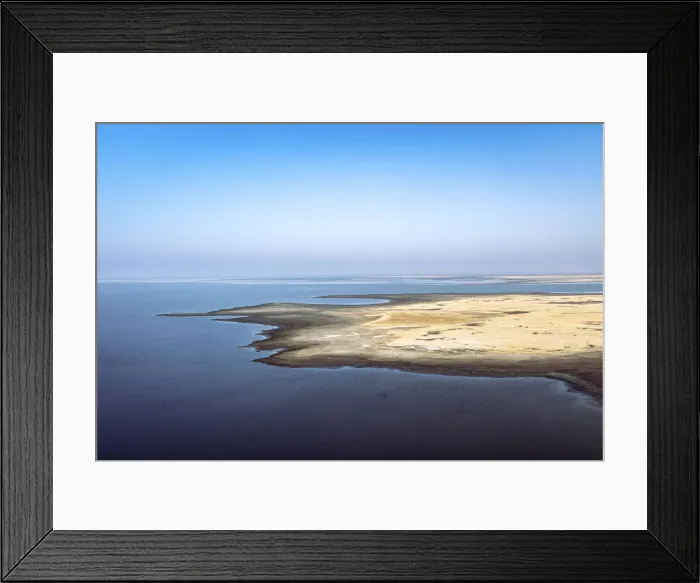 Framed Print : Aerial view of Makgadikgadi Salt Pans, Botswana Framed Print : Aerial view of Makgadikgadi Salt Pans, Botswana