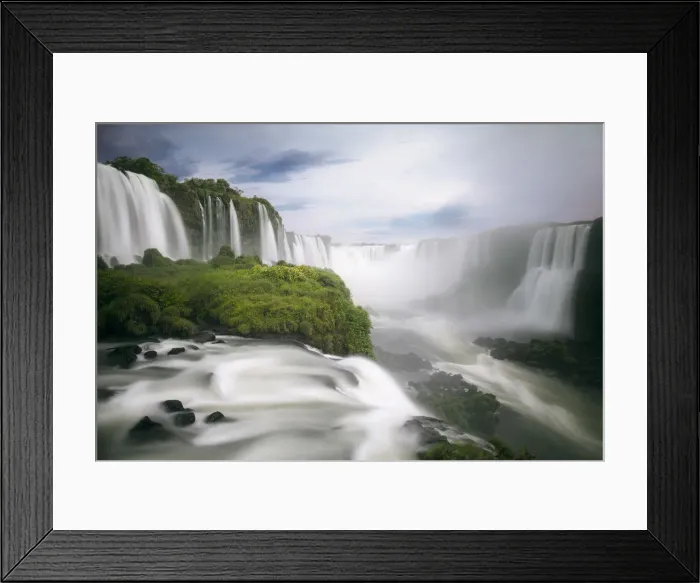 Framed Print : The Iguazu waterfalls Devil Throat'(Spanish Framed Print : The Iguazu waterfalls Devil Throat'(Spanish