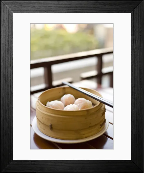 Framed Print : Dumplings, Shanghai, China Framed Print : Dumplings, Shanghai, China