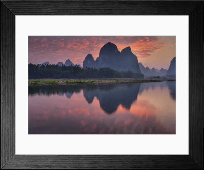 Framed Print : China, Guangxi Province, Guilin, Li River