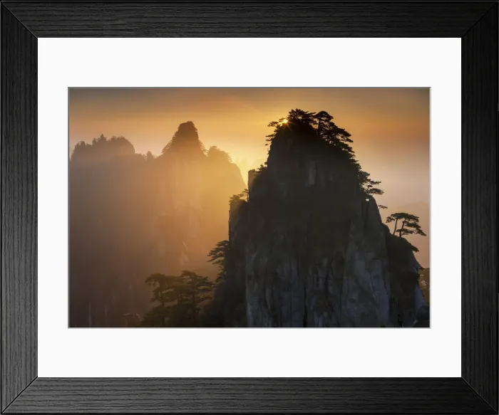 Framed Print : China, Anhui Province, UNESCO World Heritage Site, Mount Huangshan, National Park Framed Print : China, Anhui Province, UNESCO World Heritage Site, Mount Huangshan, National Park