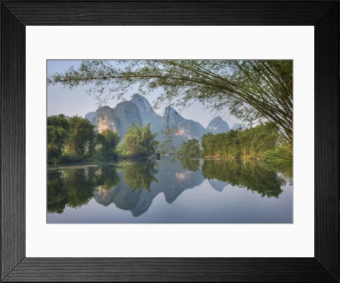 Framed Print : China, Guangxi Province, Guilin, Li River Framed Print : China, Guangxi Province, Guilin, Li River