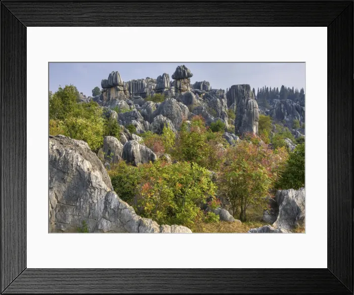 Framed Print : China, Yunnan Province, Shilin Stone Forest Framed Print : China, Yunnan Province, Shilin Stone Forest