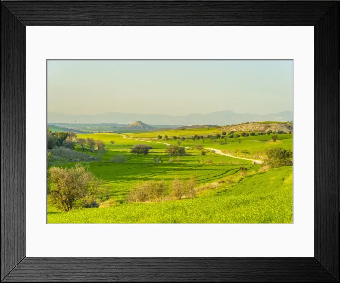 Framed Print : Landscape in Athienou, Larnaca District, Cyprus Framed Print : Landscape in Athienou, Larnaca District, Cyprus