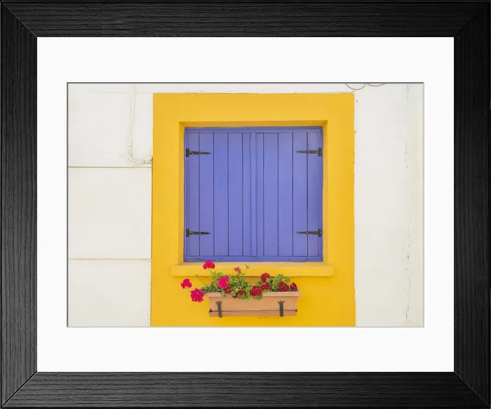 Framed Print : Traditional local window architecture in Larnaca, Cyprus Framed Print : Traditional local window architecture in Larnaca, Cyprus