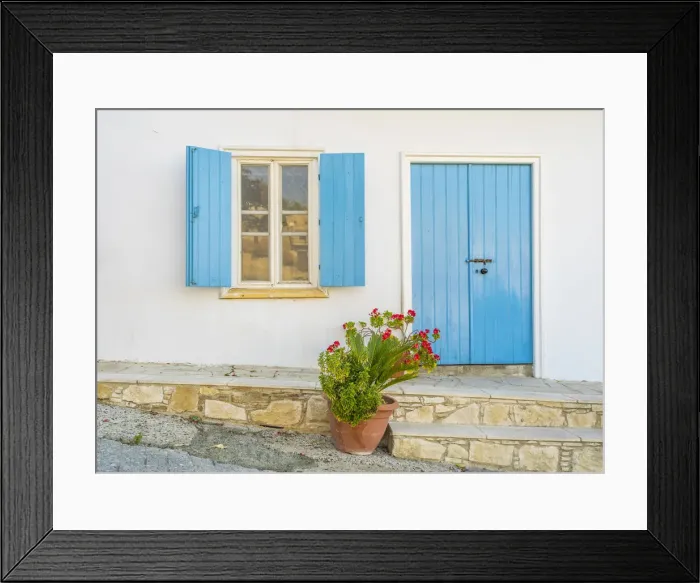 Framed Print : Traditional local architecture in Cyprus Framed Print : Traditional local architecture in Cyprus