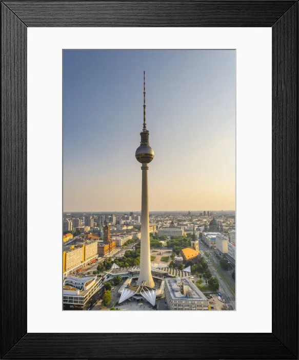 Framed Print : TV Tower (Berliner Fernsehturm) Berlin, Germany Framed Print : TV Tower (Berliner Fernsehturm) Berlin, Germany