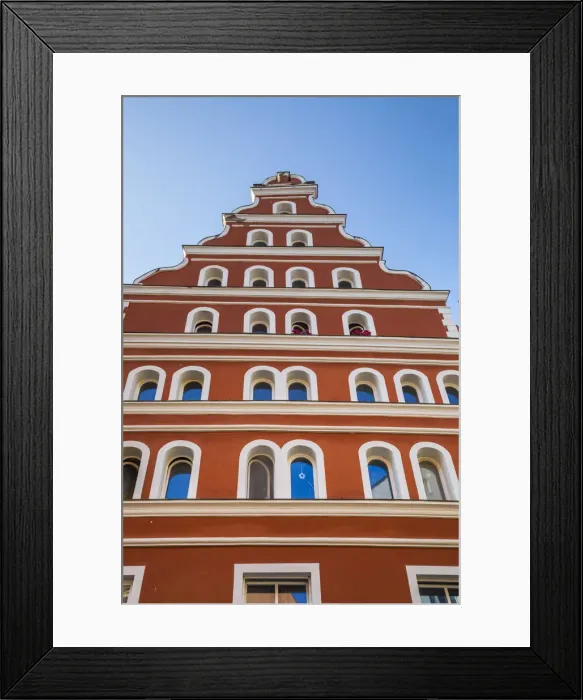 Framed Print : Gabled buildings, Stralsund, Baltic Coast, Mecklenburg-Western Pomerania, Germany Framed Print : Gabled buildings, Stralsund, Baltic Coast, Mecklenburg-Western Pomerania, Germany
