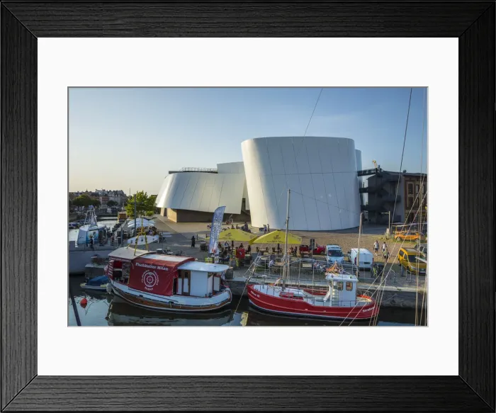 Framed Print : Ozeaneum, Harbour of Stralsund, Baltic Coast, Mecklenburg-Western Pomerania, Germany Framed Print : Ozeaneum, Harbour of Stralsund, Baltic Coast, Mecklenburg-Western Pomerania, Germany