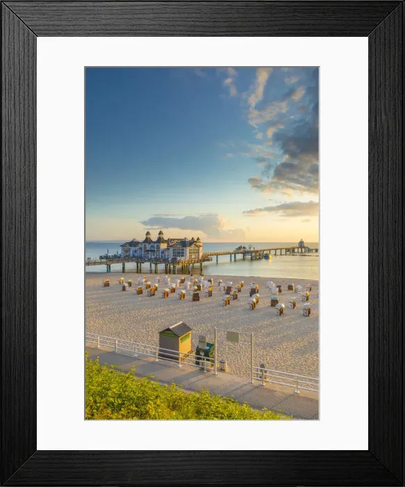 Framed Print : Sellin Pier, Sellin, Rugen Island, Baltic Coast, Mecklenburg-Western Pomerania, Germany Framed Print : Sellin Pier, Sellin, Rugen Island, Baltic Coast, Mecklenburg-Western Pomerania, Germany