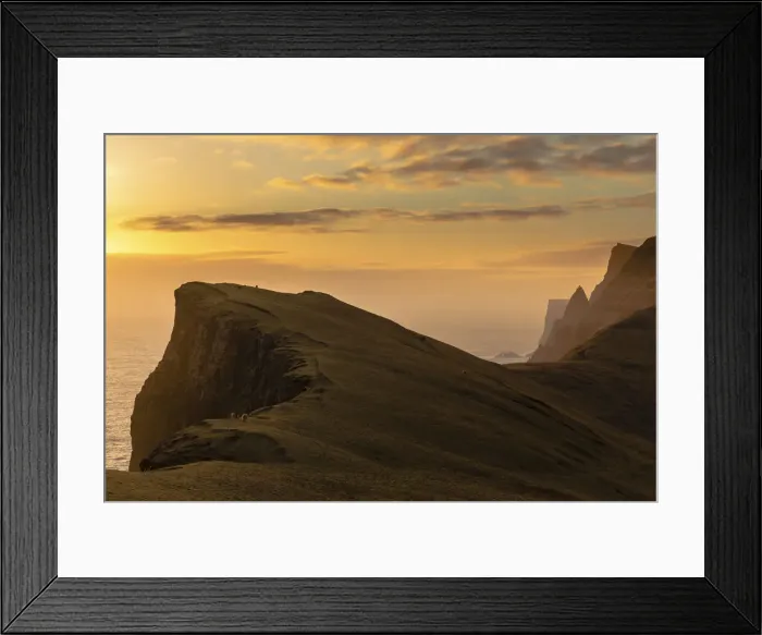 Framed Print : The cliffs on the west coast of Suðuroy. Faroe Islands Framed Print : The cliffs on the west coast of Suðuroy. Faroe Islands