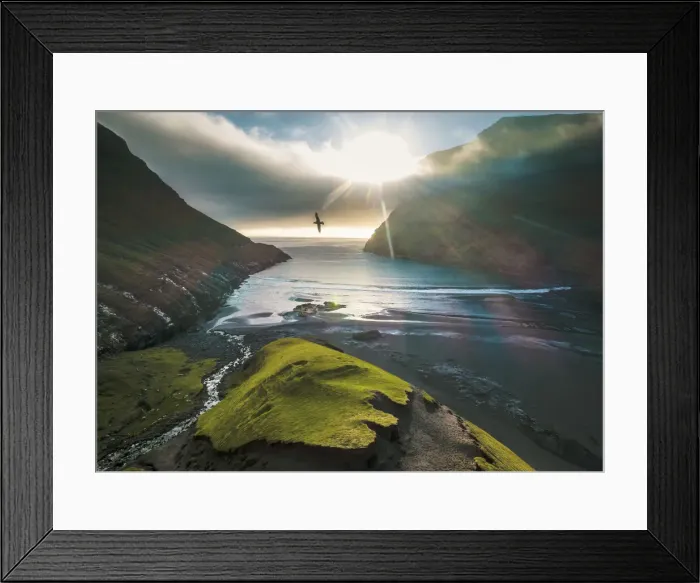 Framed Print : Beach, Strymoy, Faroe Islands Framed Print : Beach, Strymoy, Faroe Islands