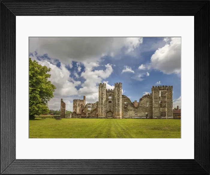 Framed Print : Cowdray Castle in Midhurst, West Sussex, England
