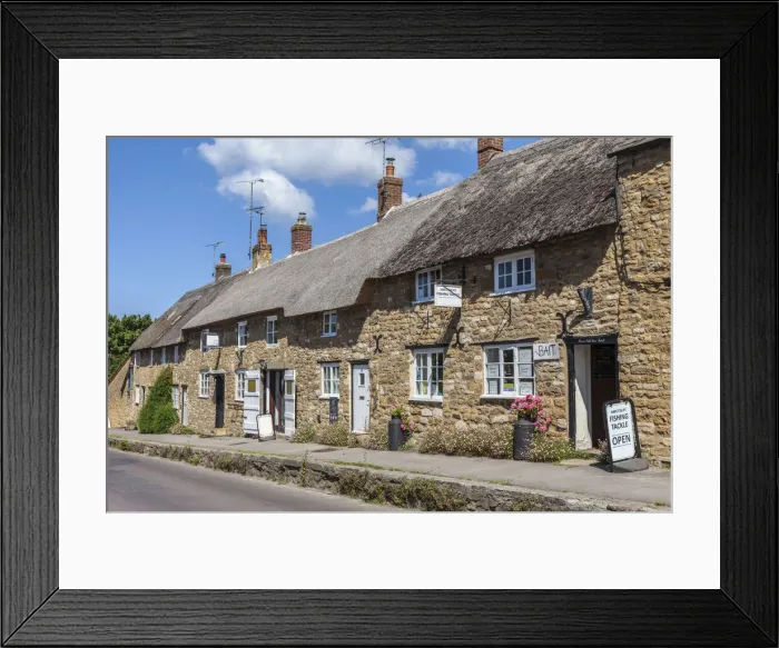 Framed Print : Rodden Row village street in Abbotsbury, Dorset, England Framed Print : Rodden Row village street in Abbotsbury, Dorset, England
