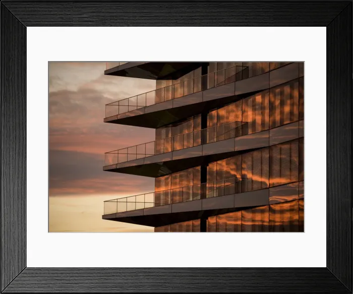Framed Print : Sunset from London Bridge, London, UK Framed Print : Sunset from London Bridge, London, UK