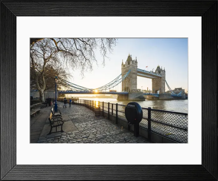 Framed Print : Tower Bridge at dawn, London, England, UK