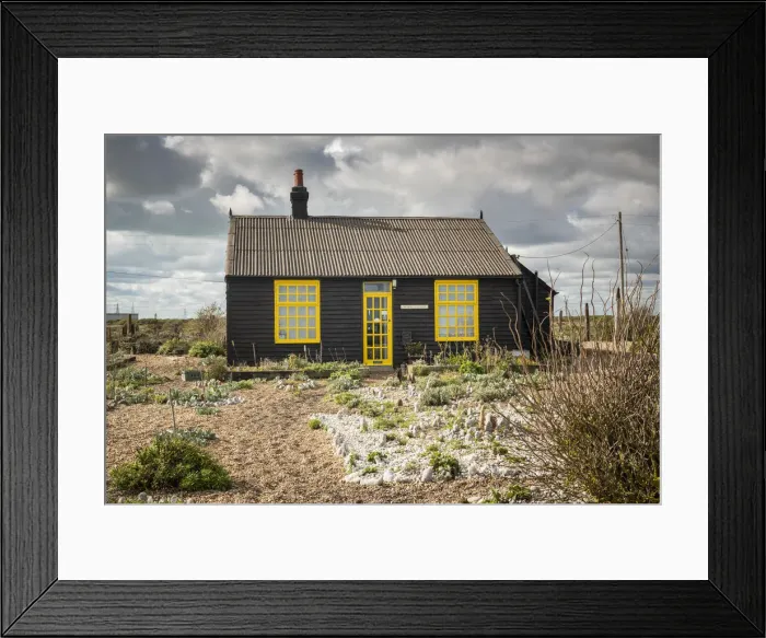 Framed Print : Exterior of House, Dungeness, Kent, England, UK Framed Print : Exterior of House, Dungeness, Kent, England, UK