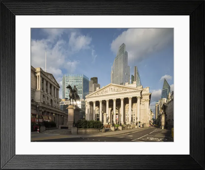 Framed Print : Bank of England, City of London, England, UK