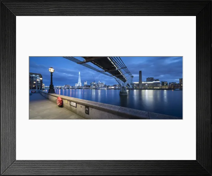 Framed Print : Millennium Bridge, London, England, UK Framed Print : Millennium Bridge, London, England, UK