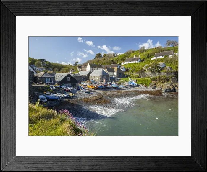 Framed Print : Cadgwith Cove, Cornwall, England, UK Framed Print : Cadgwith Cove, Cornwall, England, UK